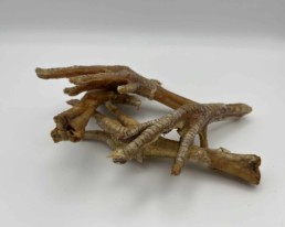Friandises naturelles pour chien – Pattes de poulet séchées 100 % locales Nouvelle-Aquitaine