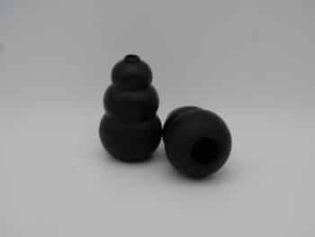 Jouet KONG Extreme noir pour chien – caoutchouc ultra-robuste, rebond imprévisible