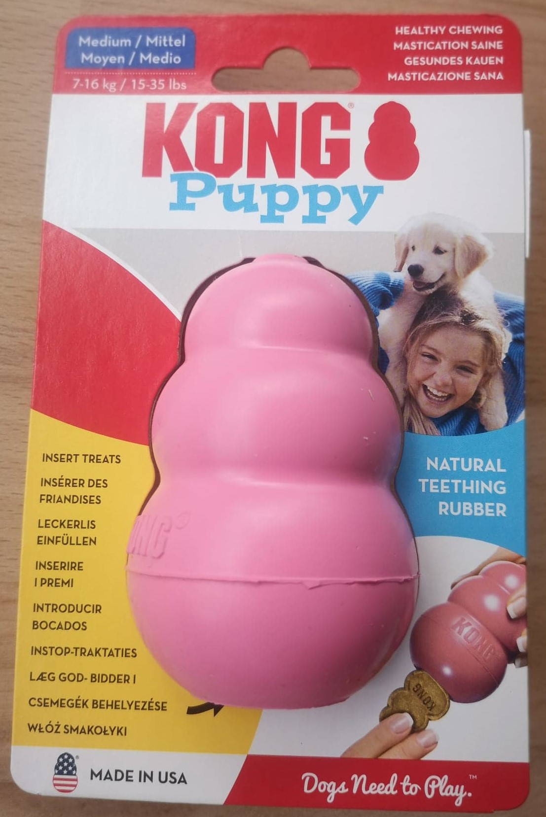 Jouet Kong pour chiot - petit - jouet pour chien - chiot
