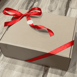 Box de Noël pour chien Pôle Canin Bordeaux – coffret cadeau personnalisé avec peluche, friandises naturelles et mastications