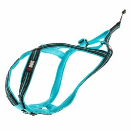 Harnais Canicross X-Back ONE 2 – Harnais de traction pour chien – Disponible en rose, bleu et orange – Pôle Canin Bordeaux