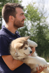 Thomas cynologiste éducation canine Nord Gironde
